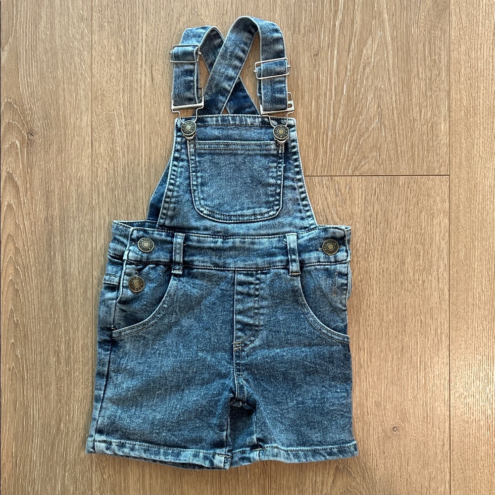Classic Blue Toddler Denim Overalls